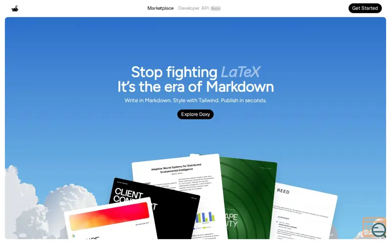 Screenshot of Doxy