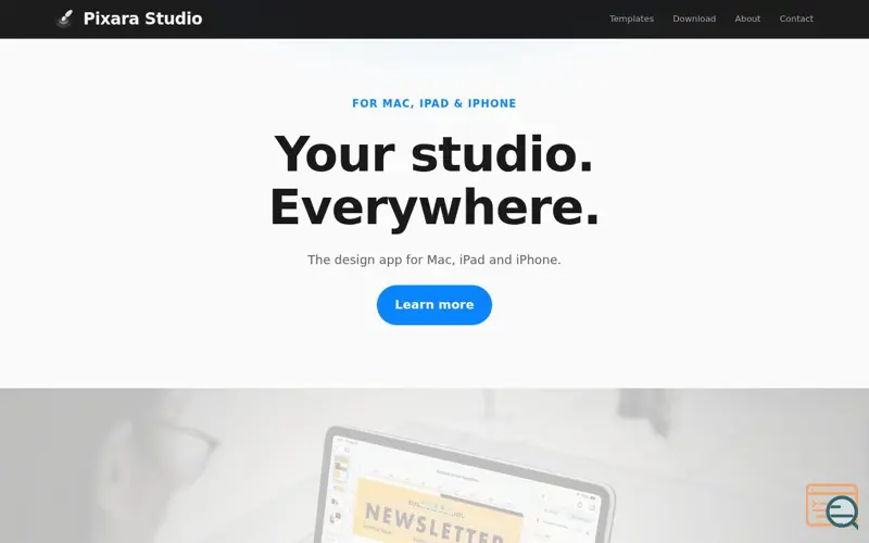 Screenshot of Pixara Studio