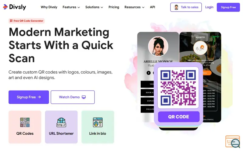 Screenshot of Divsly