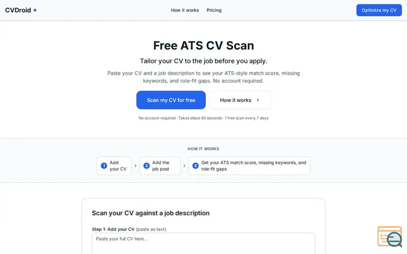 Screenshot of CVDroid