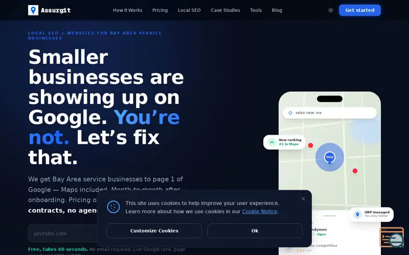 Screenshot of Assurgit
