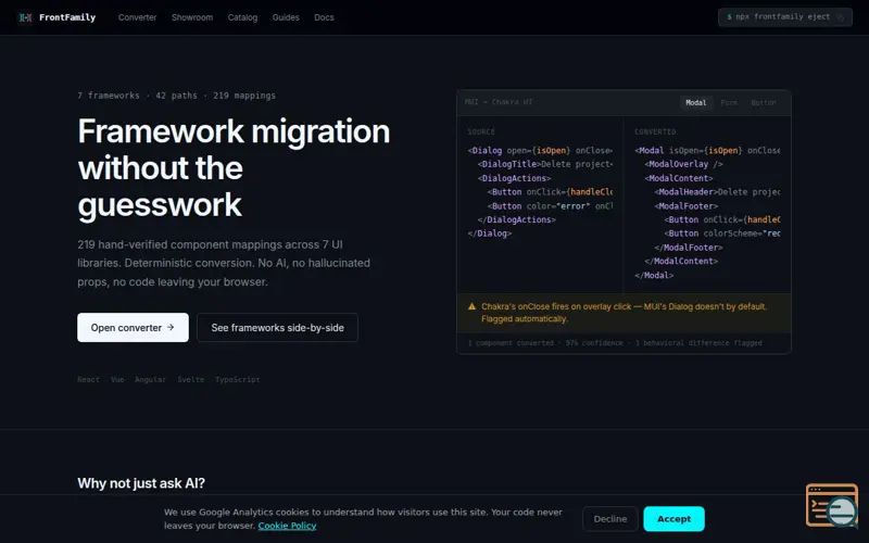 Screenshot of Frontfamily