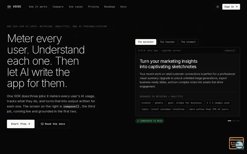 Screenshot of Vevee