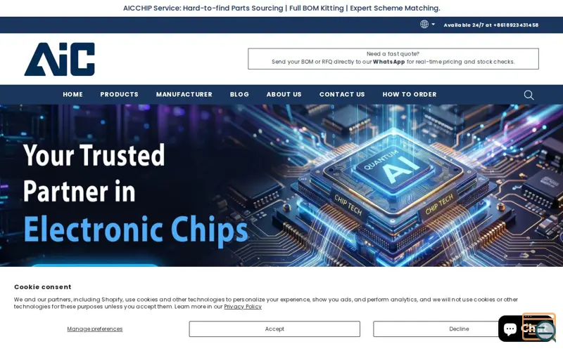 Screenshot of Aicchip