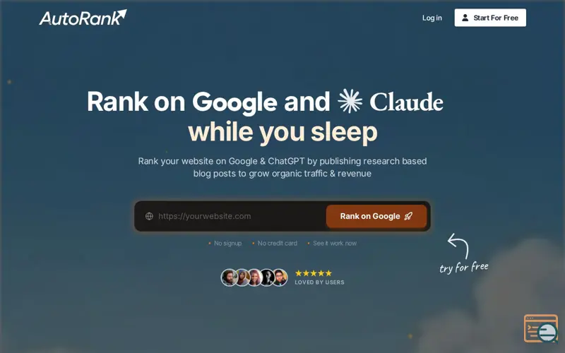 Screenshot of Autorank