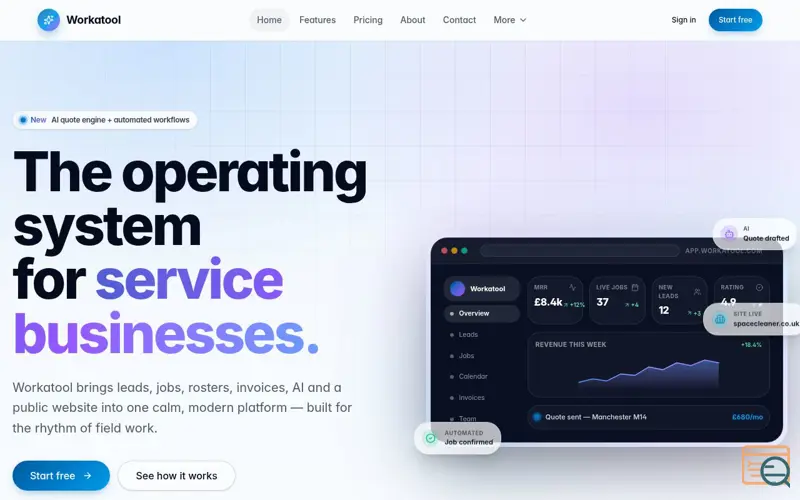 Screenshot of Workatool
