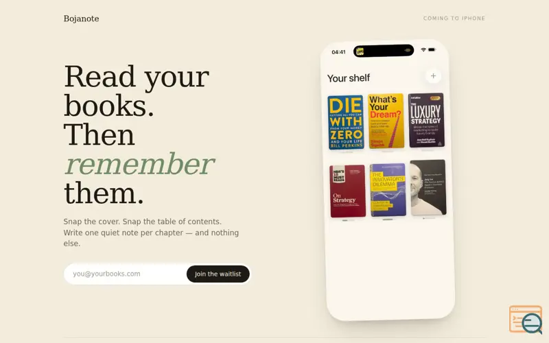 Screenshot of Bojanote