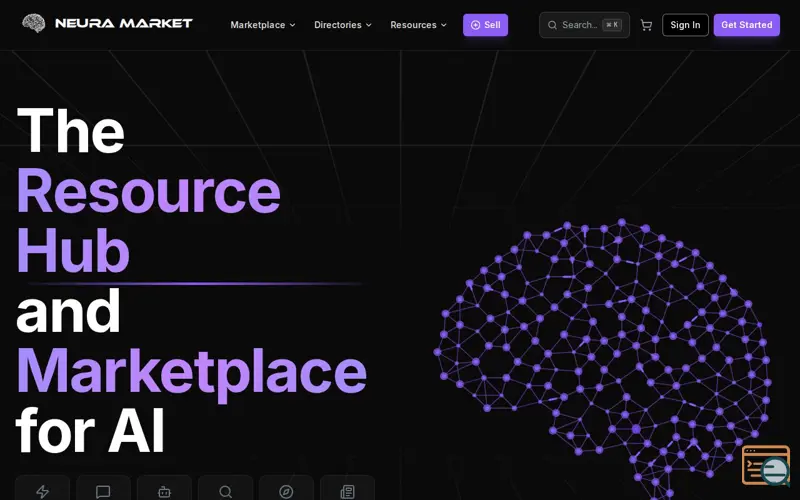 Screenshot of Neura Market