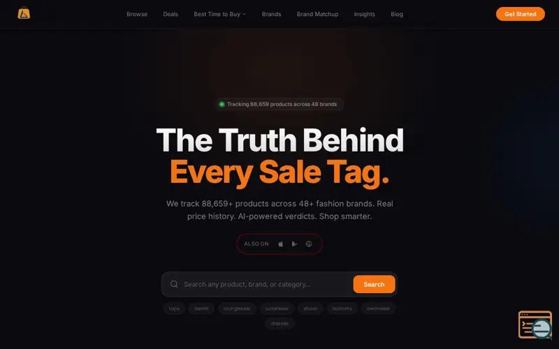 Screenshot of Bazenda for Chrome