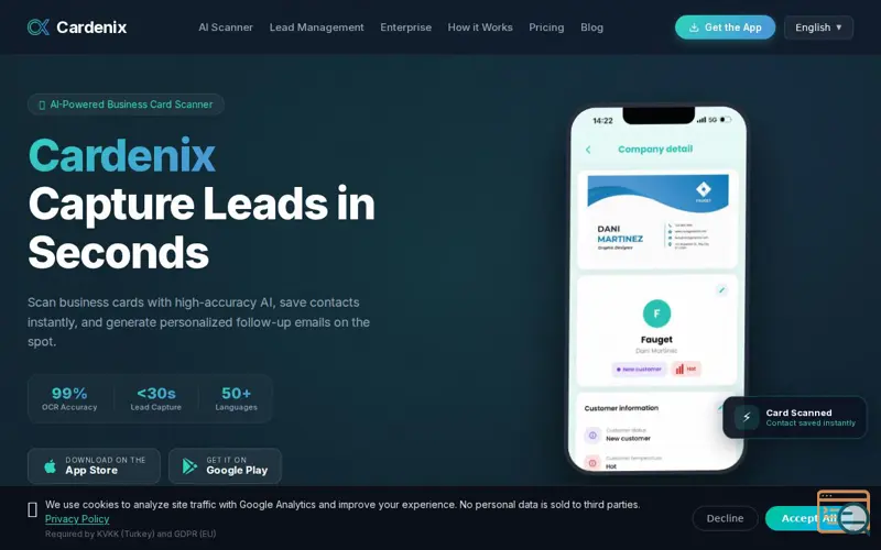 Screenshot of Cardenix