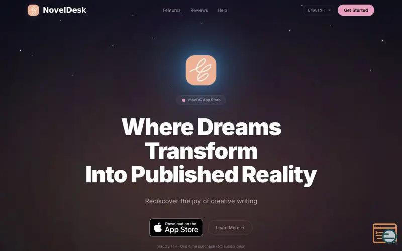 Screenshot of NovelDesk: Write Your Dream