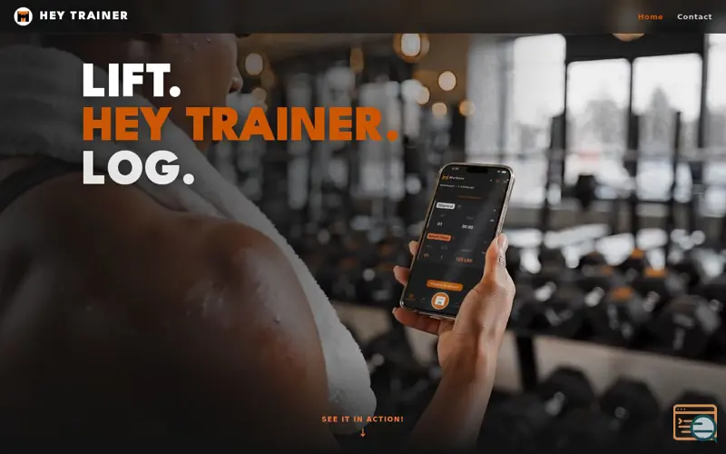 Screenshot of Hey Trainer