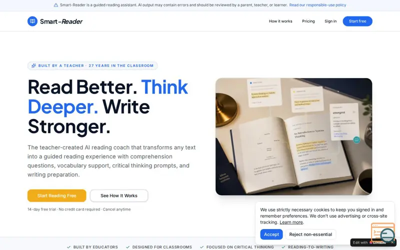 Screenshot of Smart-Reader