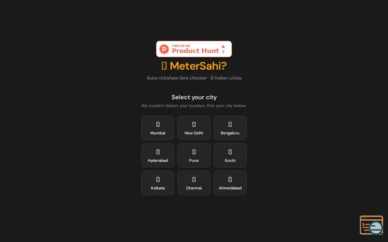 Screenshot of MeterSahi? - Auto Rickshaw Fare Checker