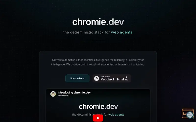 Screenshot of chromie.dev