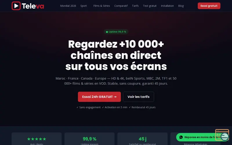 Screenshot of Televa