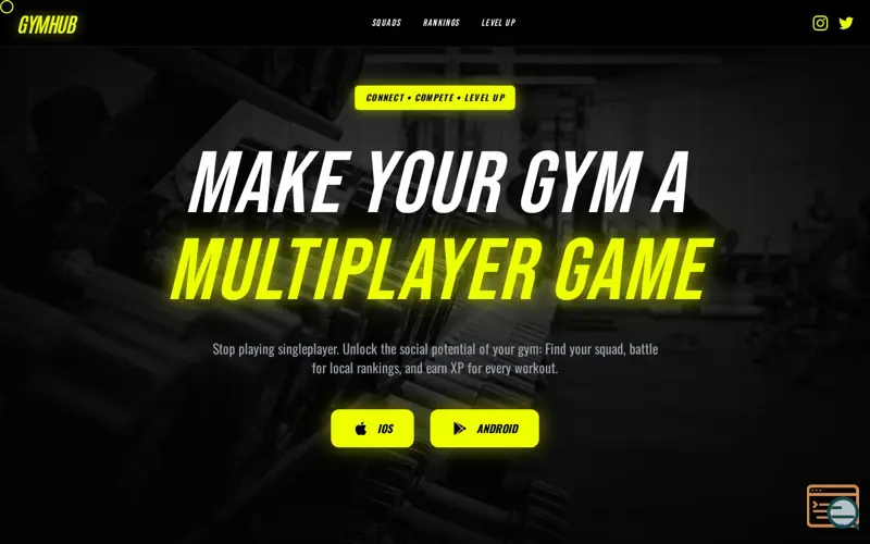 Screenshot of GYMHUB