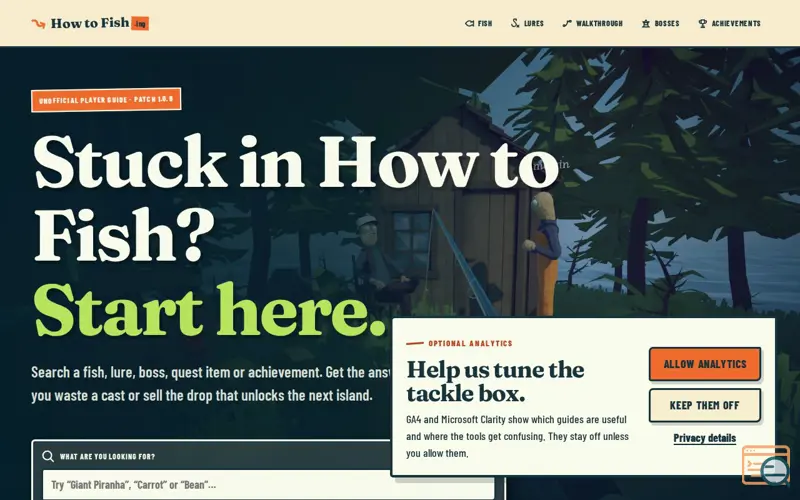 Screenshot of How to Fish.ing