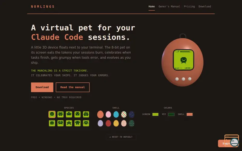 Screenshot of Nomlings