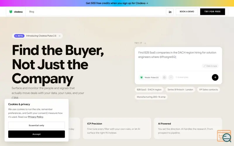 Screenshot of Clodexa
