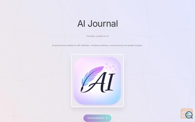 Screenshot of AI journal - Quiet Lines 