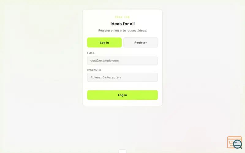 Screenshot of Ideas for All