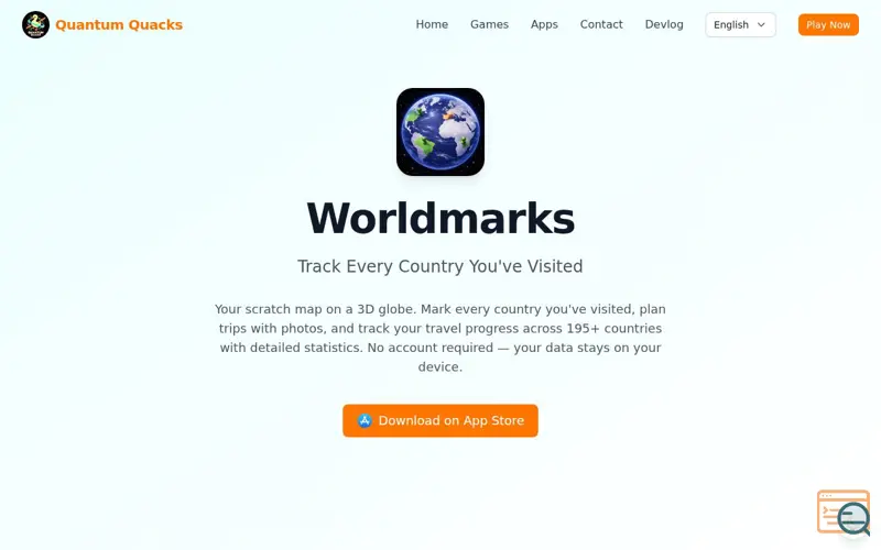 Screenshot of Worldmarks