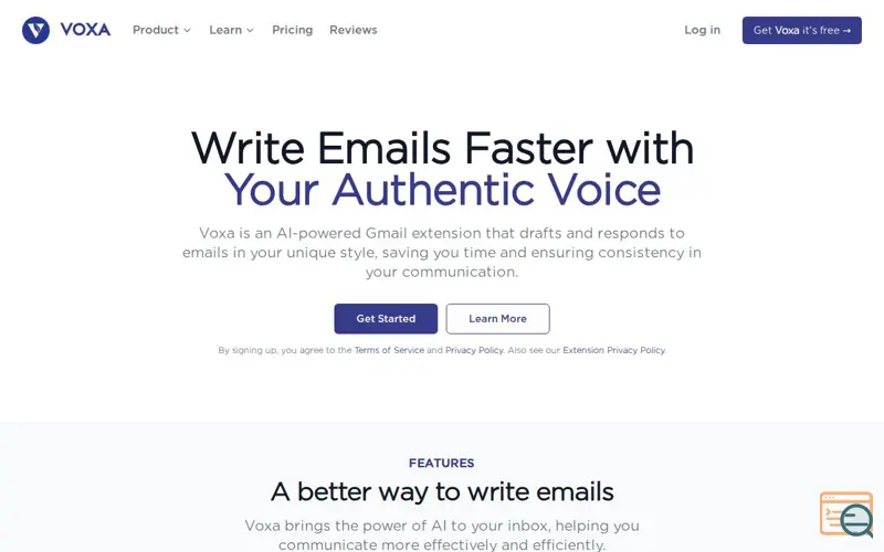 Screenshot of Voxa