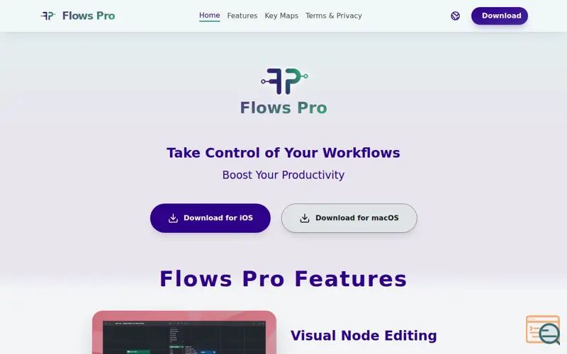Screenshot of Flows Pro