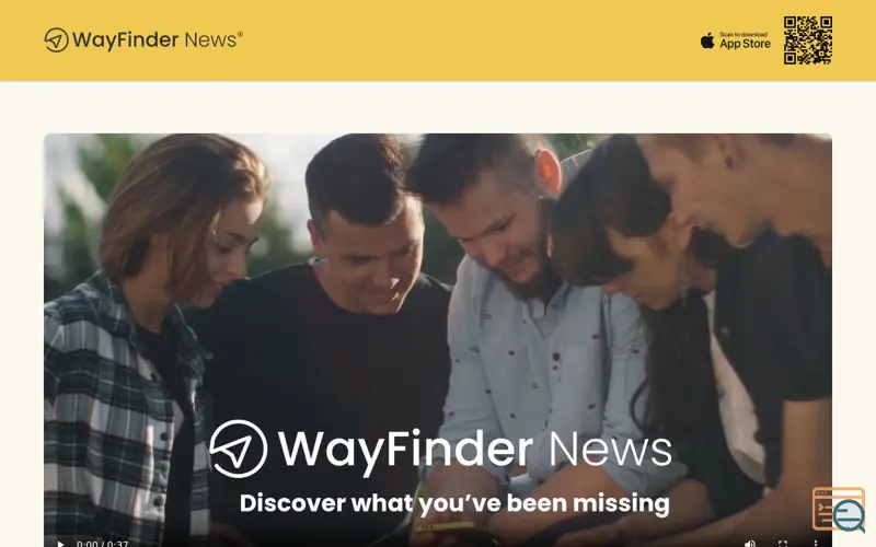 Screenshot of Wayfinder News