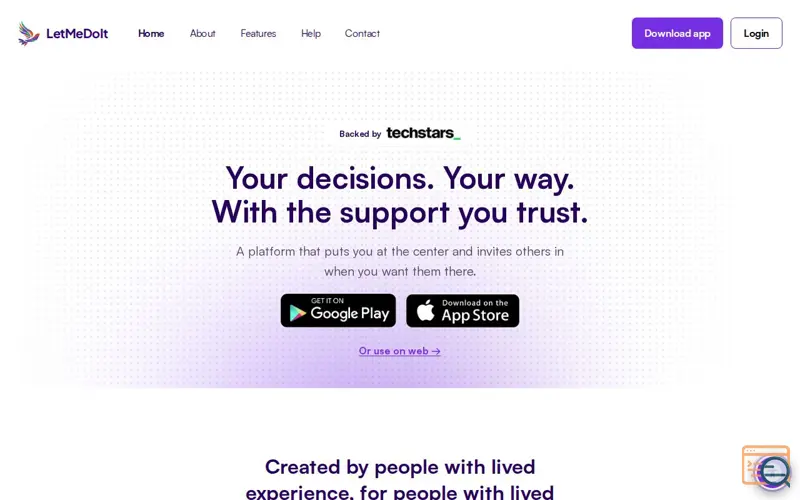 Screenshot of LetMeDoIt.org