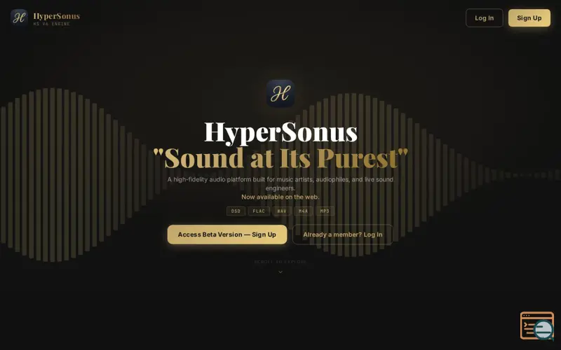 Screenshot of Hypersonus Player
