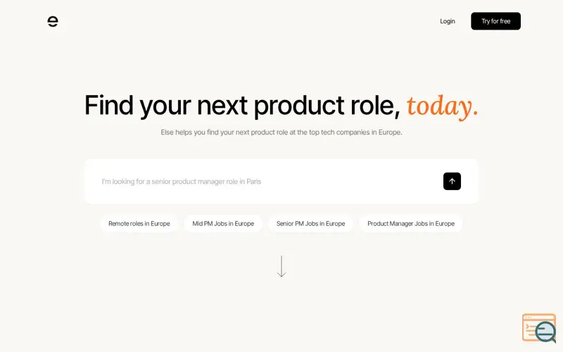 Screenshot of Else