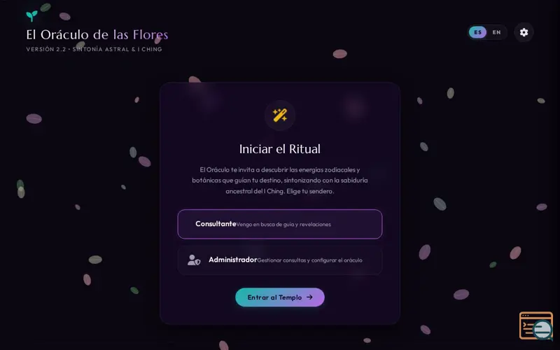 Screenshot of The Flower Oracle 