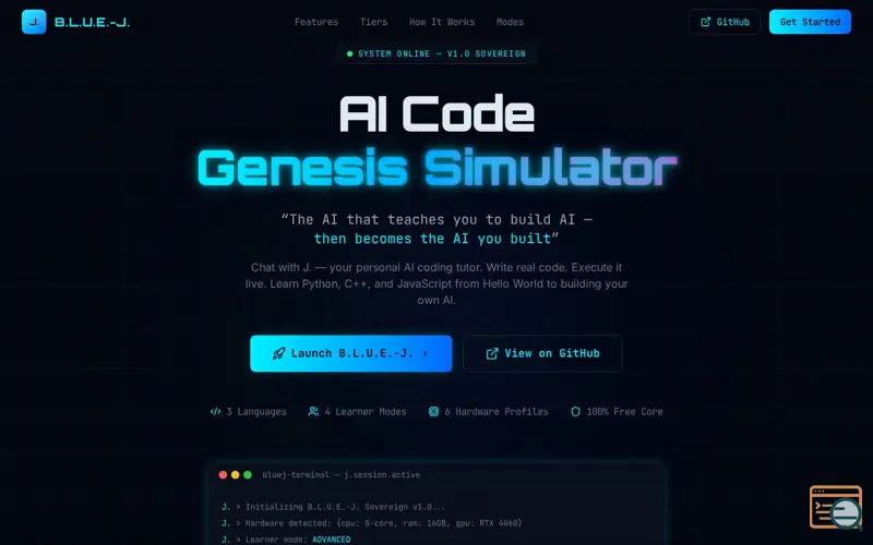 Screenshot of B.L.U.E.- J.