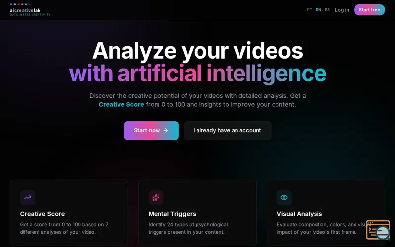 Screenshot of AI Creative Lab