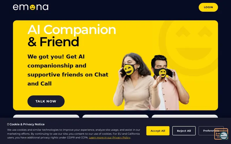 Screenshot of Emona