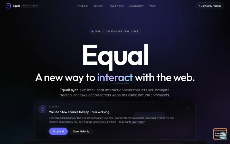 Screenshot of Equal 