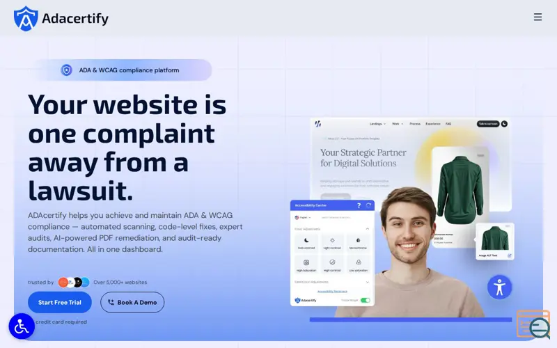 Screenshot of Adacertify