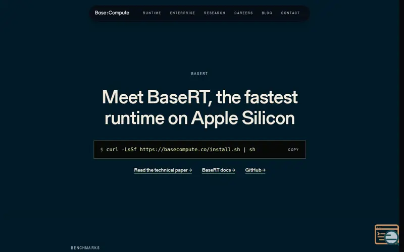 Screenshot of BaseRT