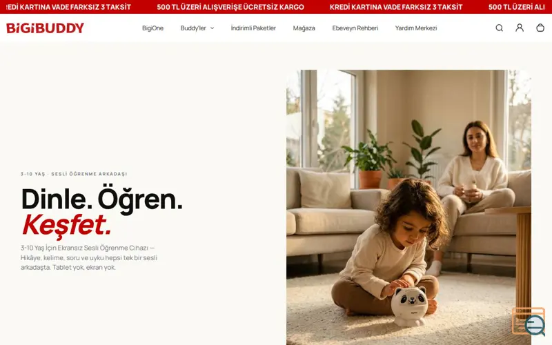 Screenshot of Bigibuddy