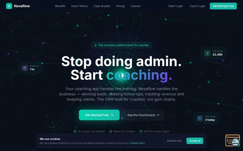 Screenshot of Nexaflow