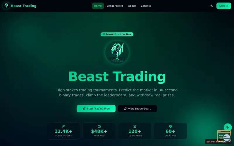 Screenshot of Beast Trading