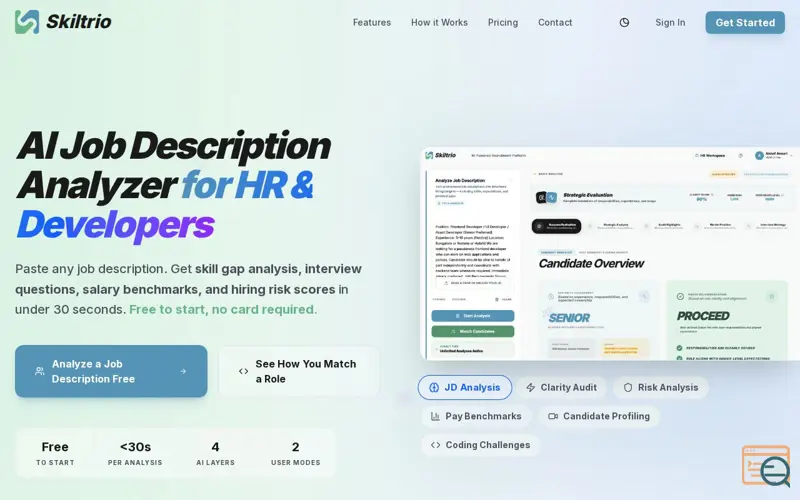 Screenshot of Skiltrio