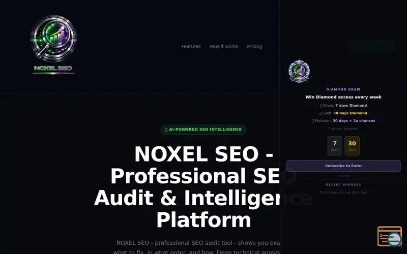 Screenshot of NOXEL SEO