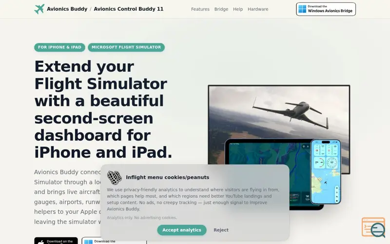 Screenshot of Avionics Buddy