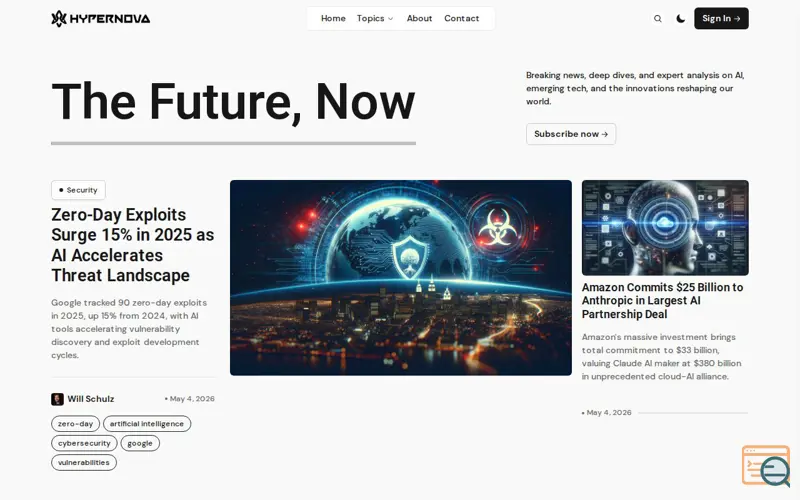 Screenshot of Hypernova