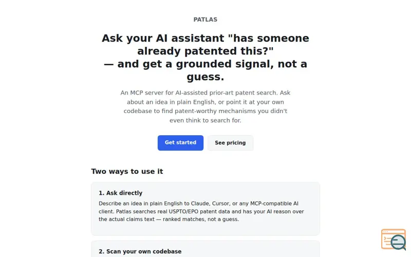Screenshot of Patlas