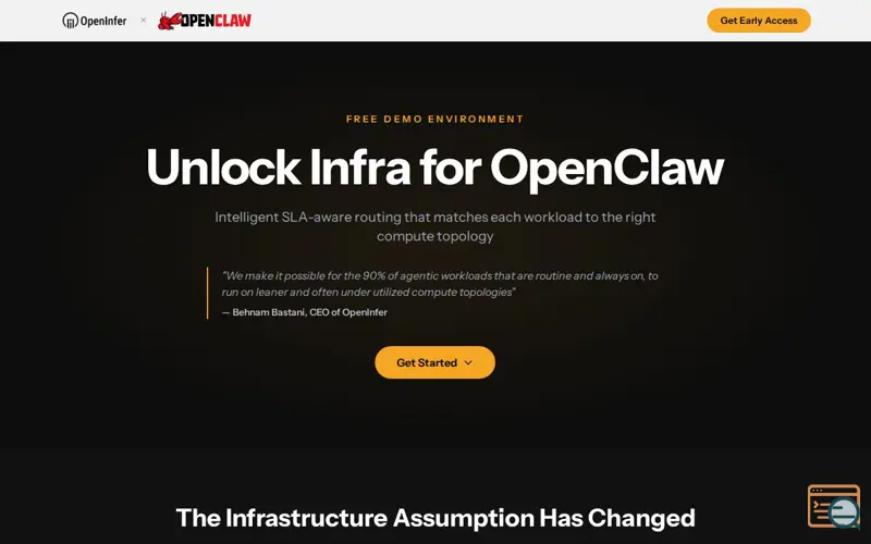 Screenshot of OpenInfer