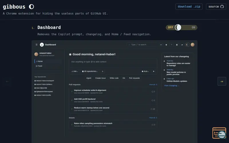 Screenshot of Gibbous